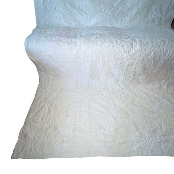 Handmade Hand Crafted Prairie Quilt Granny Square Prinoline Cottagecore 99X74 - Picture 10 of 12